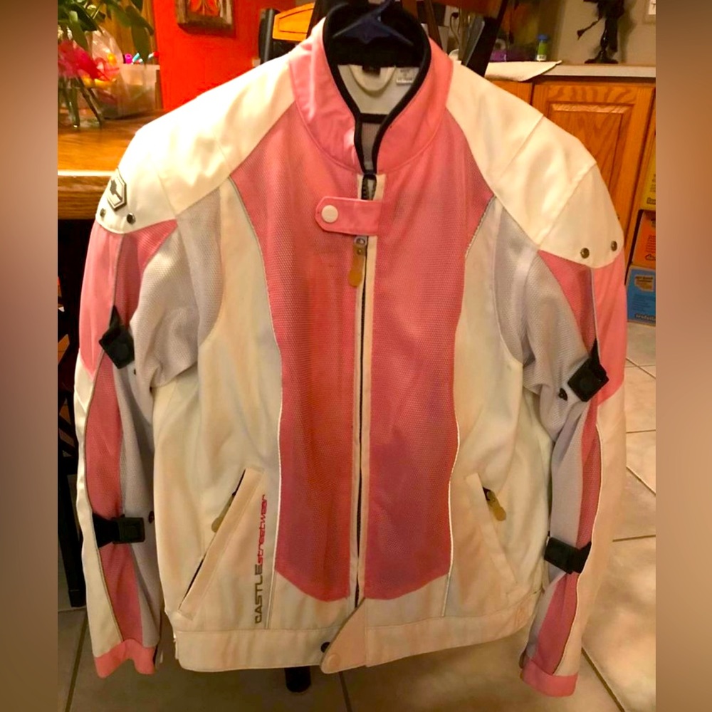 Women’s Castle Streetwear Turbine armored riding jacket, Sz 8